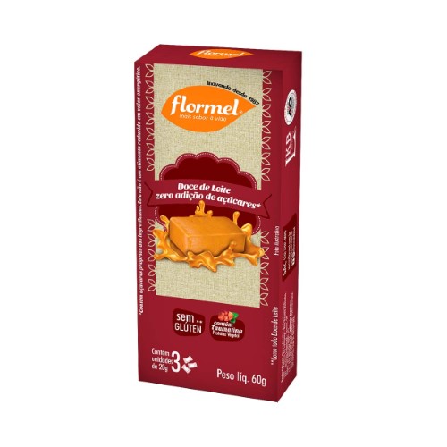 Doce De Leite Zero Flormel 20g