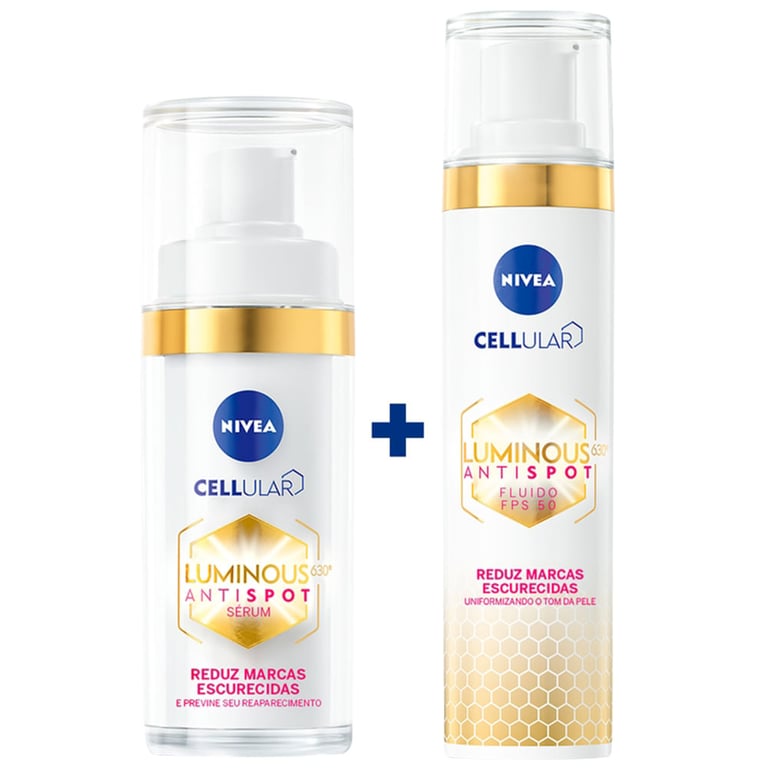 Nivea Cellullar Luminous 630 Kit - Sérum Clareador + Fluido Facial