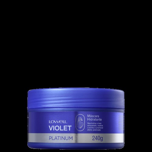 Máscara Capilar Hidratante Lowell Violet Platinum 240g