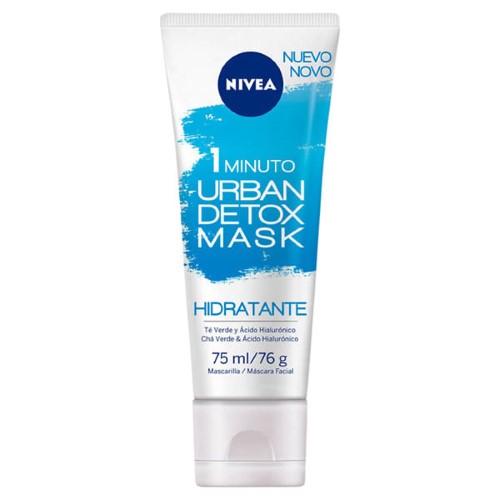 Máscara Facial Hidratante Nivea Urban Detox Mask com 75ml