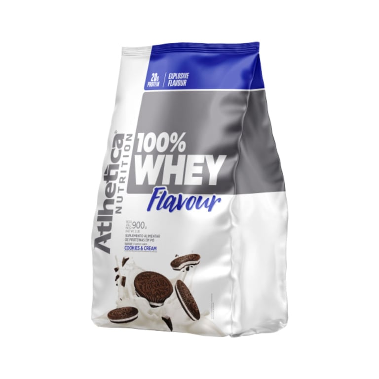 100% Whey Flavour Cookies&Cream Pacote