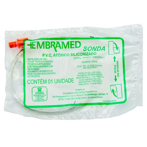 Sonda Uretral Embramed Nº16 Sonda Uretral Embramed Nº16 Rígido