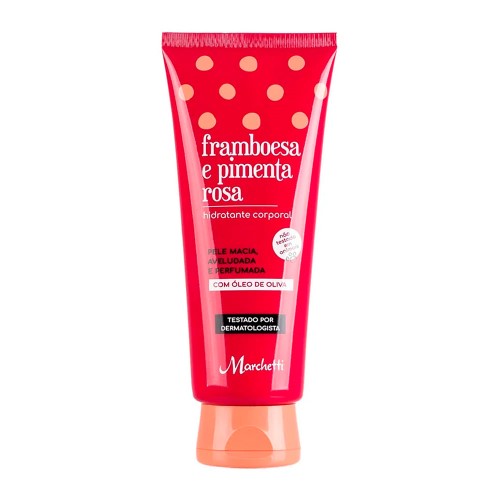 Hidratante Corporal Marchetti Framboesa e Pimenta Rosa 200g