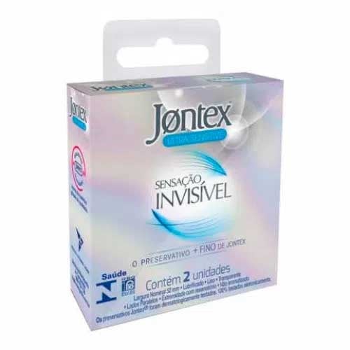 Camisinha Jontex Sensação Invisível com 2 unidades