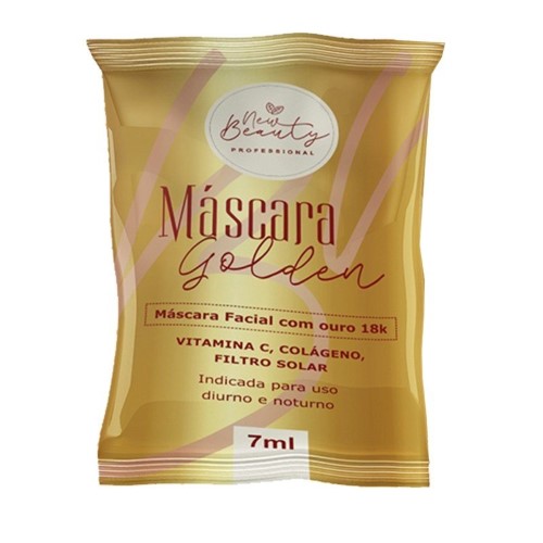 Máscara Facial Golden New Beauty 7ml