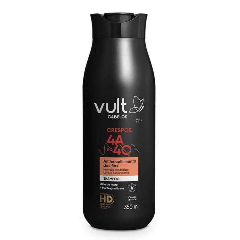 Shampoo Vult Crespos 4A ao 4C 350ml