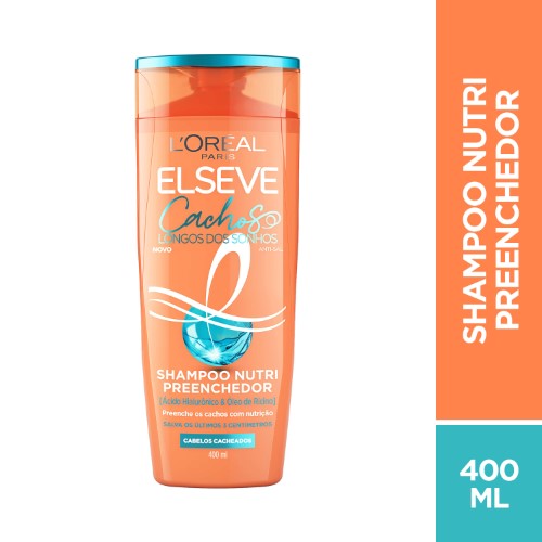 Shampoo Elseve Cachos Longos Dos Sonhos Nutri Preenchedor 400ml