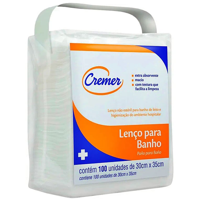 Lenço Para Banho - Cremer (100 unidades)