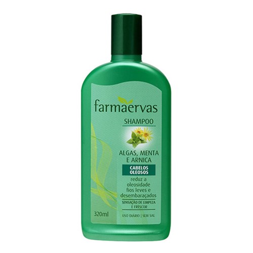 Farmaervas Algas, Menta e Arnica- Shampoo