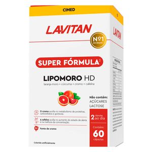 Suplemento Alimentar Lavitan Lipomoro Super Fórmula 60 Cápsulas