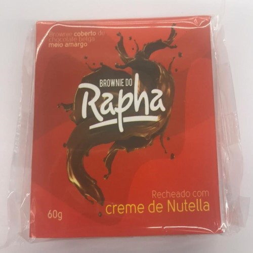 Brownie do Rapha com Recheio de Nutella 60G