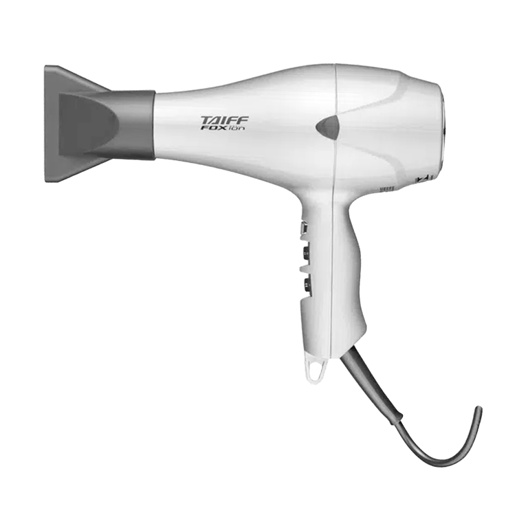 Secador De Cabelo Taiff Professional Fox Ion Prata 2000w 127v