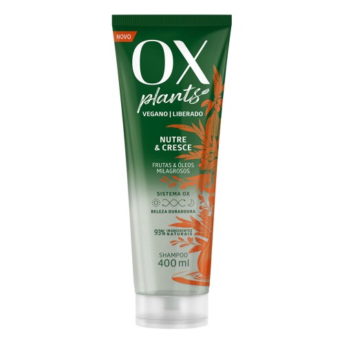 OX Plants Nutre e Cresce Shampoo