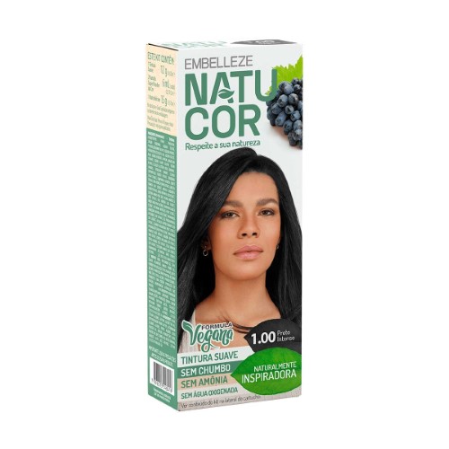 Tintura Suave Natucor 1.00 Uva Preta com 1 Unidade