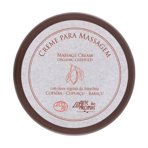 Creme Para Massagem Orgânico Copaíba 196g - Arte dos Aromas