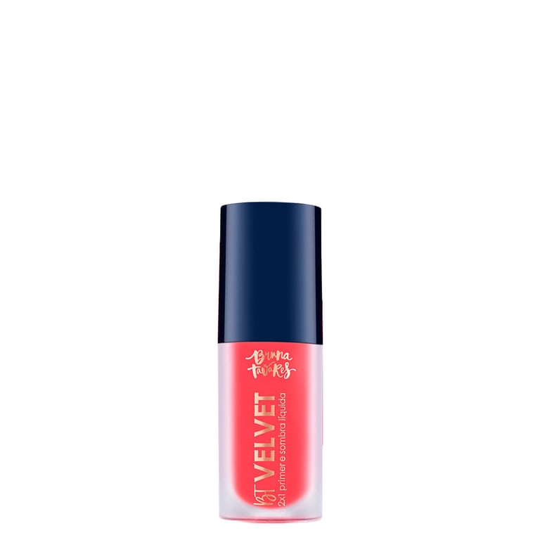 Bruna Tavares BT Velvet 2 em 1 Coral - Sombra Líquida 6ml