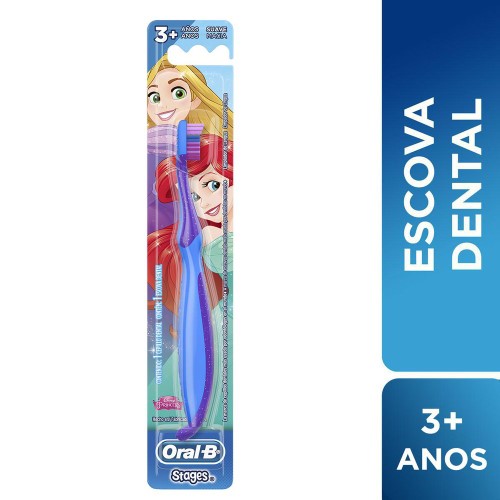 Escova de Dente Infantil Oral B Stages N°3 Disney 5-7 Anos Macia com 1 unidade