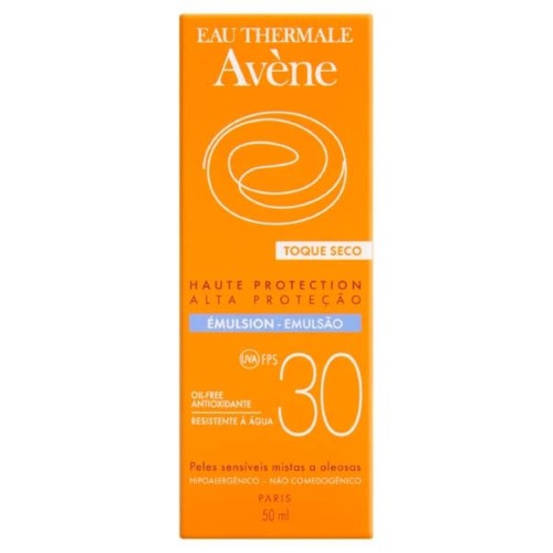 Protetor Solar Avène FPS 30 Emulsão Toque Seco com 50ml