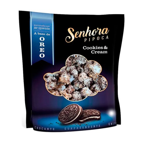 Pipoca Cookies And Cream - Senhora Pipoca - 100g