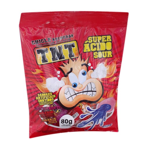 Chiclete Recheado TNT Sabores Sortidos 80g