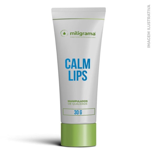 Calm Lips Pomada - Pomada para Herpes Labial 30g