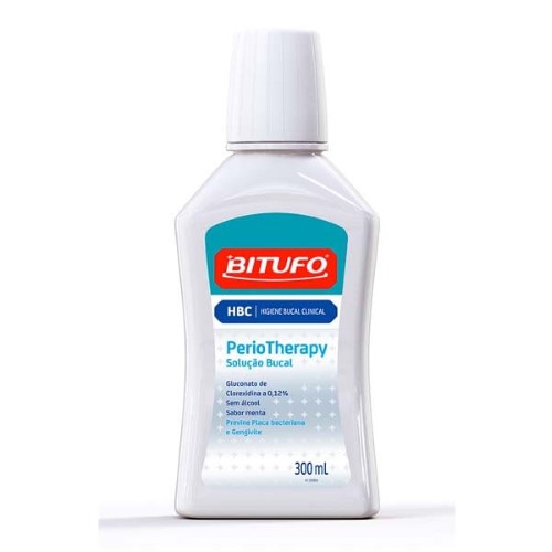 Antisséptico Bucal Bitufo Perio Therapy menta 300ml