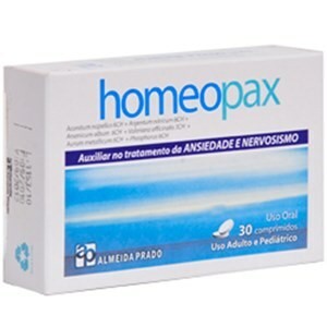 Homeopax 0,250g Almeida Prado 30 Comprimidos