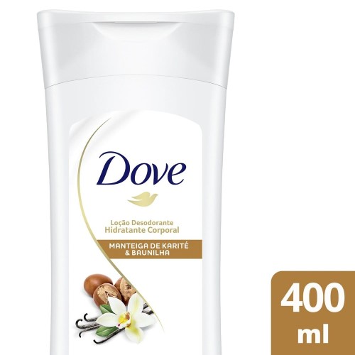 Loção Hidratante Corporal Dove Manteiga De Karité E Baunilha 400ml