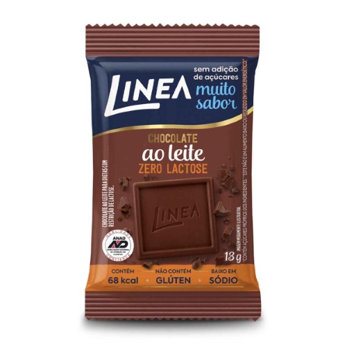 Linea Chocolate ao Leite Zero Lactose e Zero Açúcar 13g