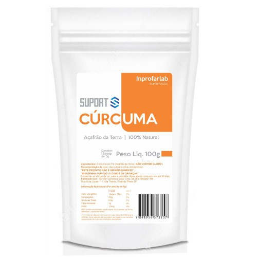 Curcuma Em Pó Suport 100G