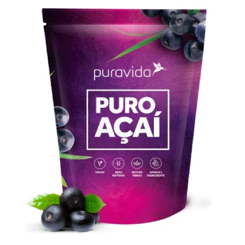 Puro Açaí em Pó Puravida 200g