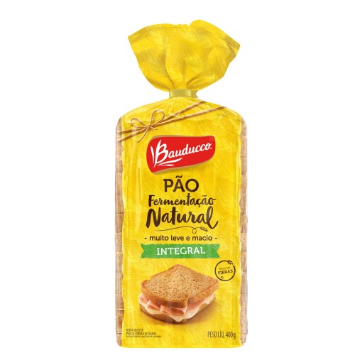 Pão de Forma Integral Bauducco 400g