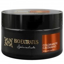 Máscara Colorante Bio Extratus 2 Minutos Mágicos - Castanho 250g