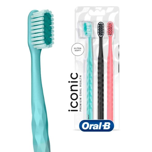 Escova Dental Oral-B Iconic Premium 3 Unidades