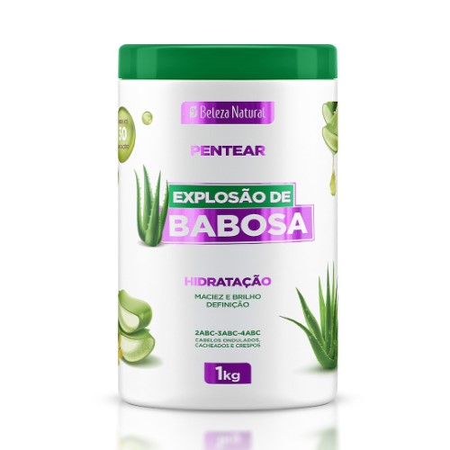 Creme para Pentear Beleza Natural Explosão de Babosa com 1Kg