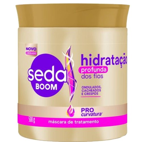 Máscara De Tratamento Seda Boom Hidratação Profunda 500ml