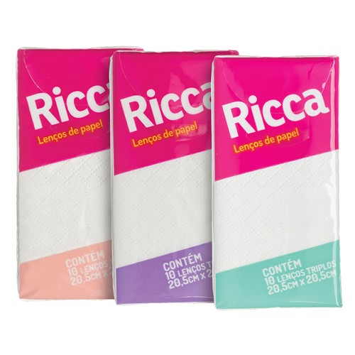 Lenços de Papel Ricca Mini