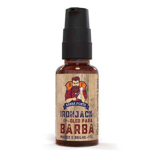 Óleo para Barba IronJack Barba Forte com 30ml