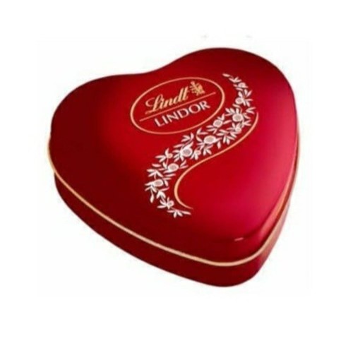 Chocolate Lindt Lindor Ao Leite 50g + 1 Lata Coração