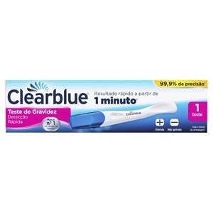 Teste de Gravidez Clearblue Plus com 1 Unidade