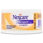 Fita Micropore Nexcare O Original Bege com 1 rolo de 25mmx4,5m