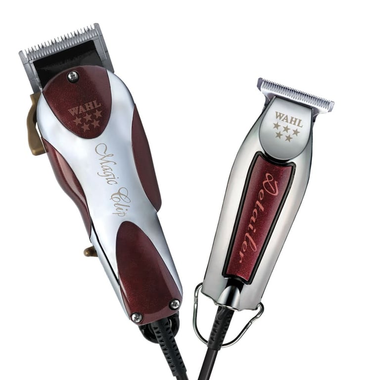 Combo Wahl Máquina De Corte Mágic Clip 127V + Detailer