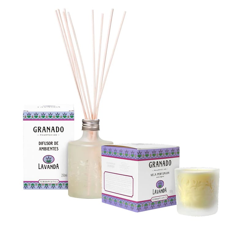 Granado Lavanda Kit - Difusor + Vela Perfumada