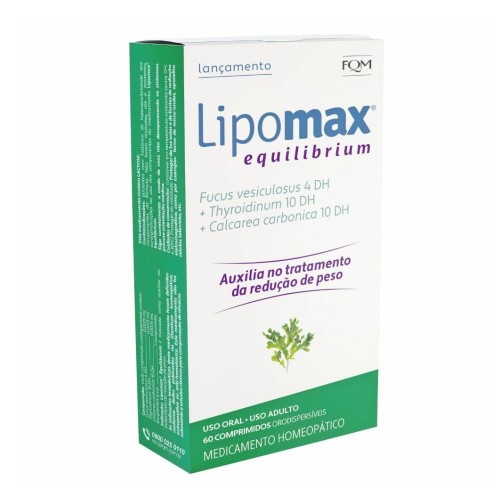 Lipomax Equilibrium 4DH Suplemento Alimentar com 60 Comprimidos