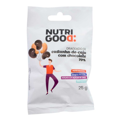 Drageado Nutrigood de Castanha de Caju com Chocolate com 25g