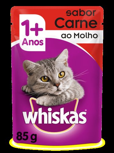 Ração Whiskas Sachê Carne