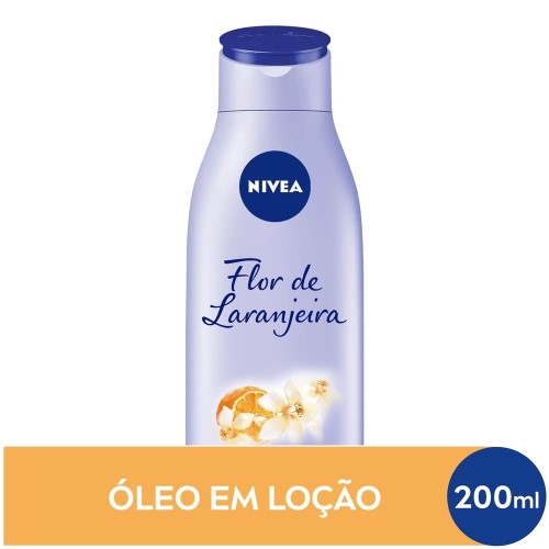 Loção Deo-Hidratante Nivea Óleos Essenciais Flor de Laranjeira com 200ml