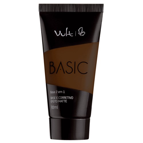 Base Líquida 24 Vult Basic 2 Em 1 Efeito Matte - 30ml