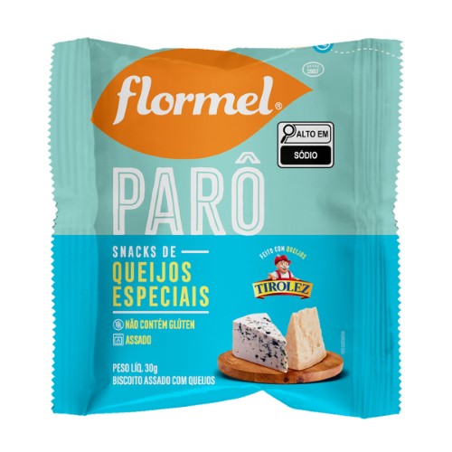 Snack de Queijos Especiais Parô 30g