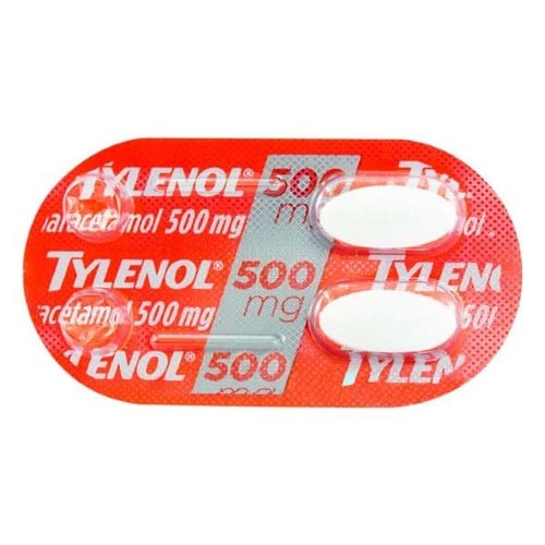 Analgésico Tylenol 500mg 2 Comprimidos